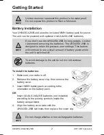 Preview for 3 page of Uniden UH043SX-2NB Owner'S Manual