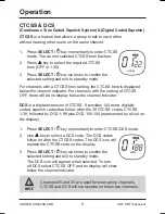 Preview for 10 page of Uniden UH043SX-2NB Owner'S Manual