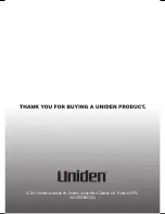 Preview for 16 page of Uniden UH043SX-2NB Owner'S Manual