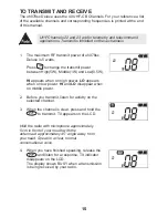 Preview for 15 page of Uniden UH078SX DELUXE Owner'S Manual