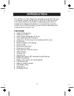 Preview for 4 page of Uniden uh078sx Operating Manual