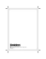 Preview for 24 page of Uniden UH088SX Owner'S Manual