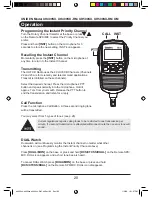 Preview for 22 page of Uniden UH400SX Owner'S Manual