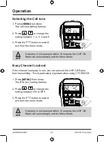 Preview for 21 page of Uniden UH6060 Owner'S Manual