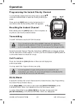 Preview for 20 page of Uniden UH7740NB Owner'S Manual