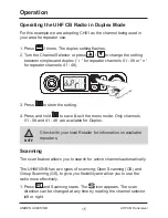 Preview for 15 page of Uniden UH8010NB Owner'S Manual