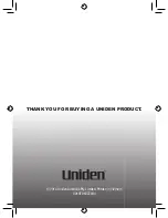 Preview for 36 page of Uniden UH950S Owner'S Manual