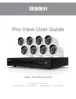 Uniden UNVR165x8 User Manual preview