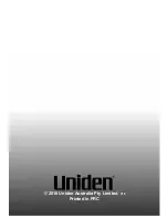 Preview for 8 page of Uniden UPP80S Owner'S Manual