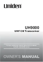 Uniden XTRAK40 Owner'S Manual preview