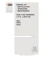 Preview for 1 page of Unigas HS10 Installation & Operation Manual