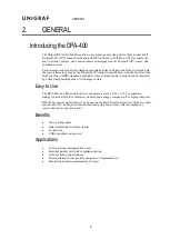 Preview for 6 page of Unigraf DisplayPort DPA-400 User Manual