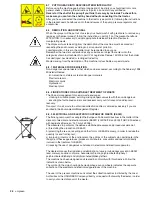 Preview for 26 page of Unigreen CALIPSO 11 Use And Maintenance Manual