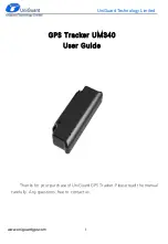 UniGuard UM340 User Manual preview