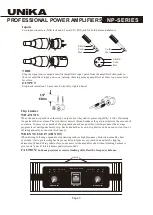 Preview for 4 page of Unika NP Series Operation Manuals