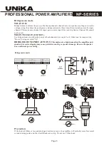 Preview for 6 page of Unika NP Series Operation Manuals