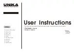 Unika PA Series User Instructions preview