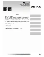 Preview for 3 page of Unika PS-5000 Manual