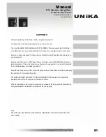 Preview for 5 page of Unika PS-5000 Manual