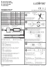 Preview for 1 page of Unilamp LUZONSE POWERSTRIP KIT Instruction Manual