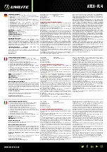 Preview for 2 page of UNILITE ATEX-FL4 Manual