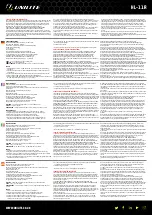 Preview for 2 page of UNILITE CREE LEDs HL-11R Manual