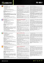 Preview for 2 page of UNILITE PS-HDL2 Installation