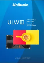 Unilumin ULW III Product Manual preview