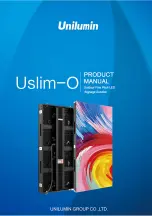 Unilumin Uslim-O Series Product Manual preview