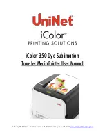 Preview for 1 page of Uninet iColor 350 User Manual