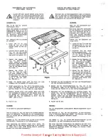 Preview for 22 page of UnionSpecial 34 700 Series Instructions And Illustrated Parts List