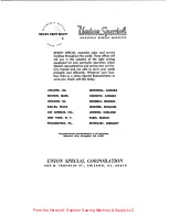 Preview for 48 page of UnionSpecial 36200 Series Instructions For Adjusting And Operating