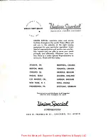 Preview for 44 page of UnionSpecial 39500FS Instructions For Adjusting And Operating