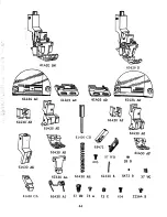 Preview for 44 page of UnionSpecial 63400A Adjusting Instructions And Illustrated Parts List