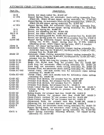 Preview for 45 page of UnionSpecial 63400A Adjusting Instructions And Illustrated Parts List