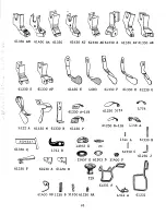 Preview for 62 page of UnionSpecial 63400A Adjusting Instructions And Illustrated Parts List