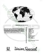 Preview for 60 page of UnionSpecial 80800R Instructions, Engineer'S And Illustrated Parts Manual