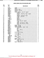 Preview for 33 page of UnionSpecial LF611K 100HM Adjusting Instructions And Illustrated Parts List