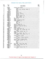 Preview for 35 page of UnionSpecial XF511H100MF Adjusting Instructions And Illustrated Parts List