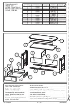 Preview for 2 page of Unique Furniture 19120600 Assembly Instruction Manual