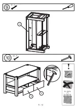 Preview for 11 page of Unique Furniture 19120600 Assembly Instruction Manual