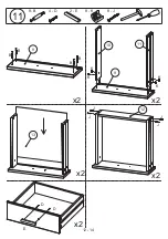 Preview for 12 page of Unique Furniture 19120600 Assembly Instruction Manual