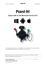 Preview for 1 page of Unique Perspectives Point-It! Pro Quick Manual