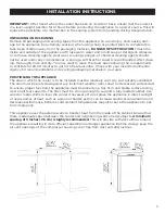 Preview for 5 page of Unique CLASSIC RETRO 28 Owner'S Manual