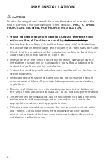 Preview for 6 page of Unique CLASSIC RETRO UGP-24CR RH B Owner'S Manual