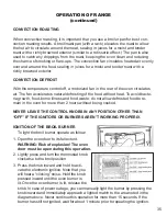 Preview for 35 page of Unique PRESTIGE UGP-20V PC1 B Installation And Owner'S Manual