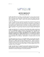 Preview for 48 page of Unique UGP 15 Installation And Owner'S Manual