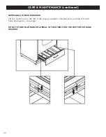 Preview for 22 page of Unique UGP-20V EC S/S Owner'S Manual