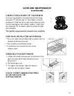 Preview for 41 page of Unique UGP-20V PC1 S/S Installation And Owner'S Manual