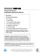 Preview for 2 page of Unique UGP 22 Owner'S Manual